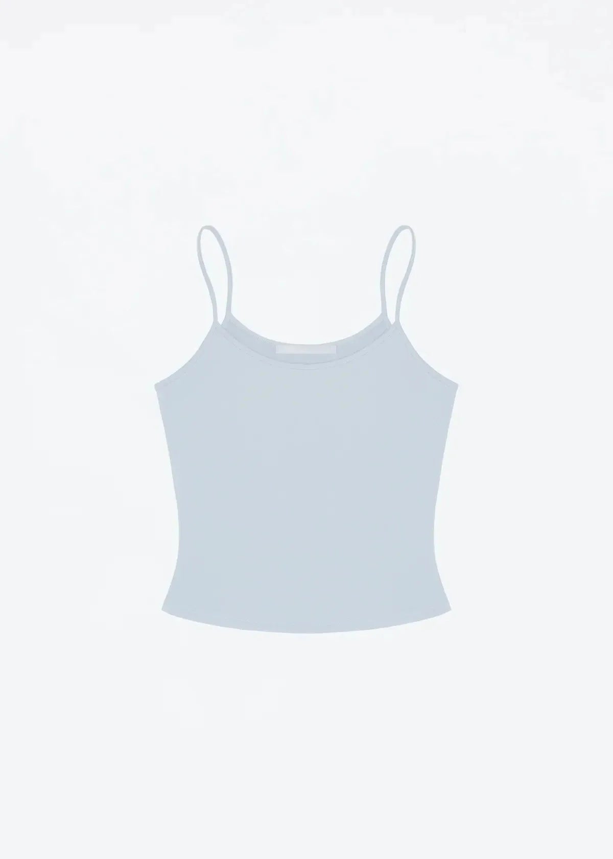 Tank Baby Blue Slim Fit Camisole – Custom Dyed Fog Gray Summer Top