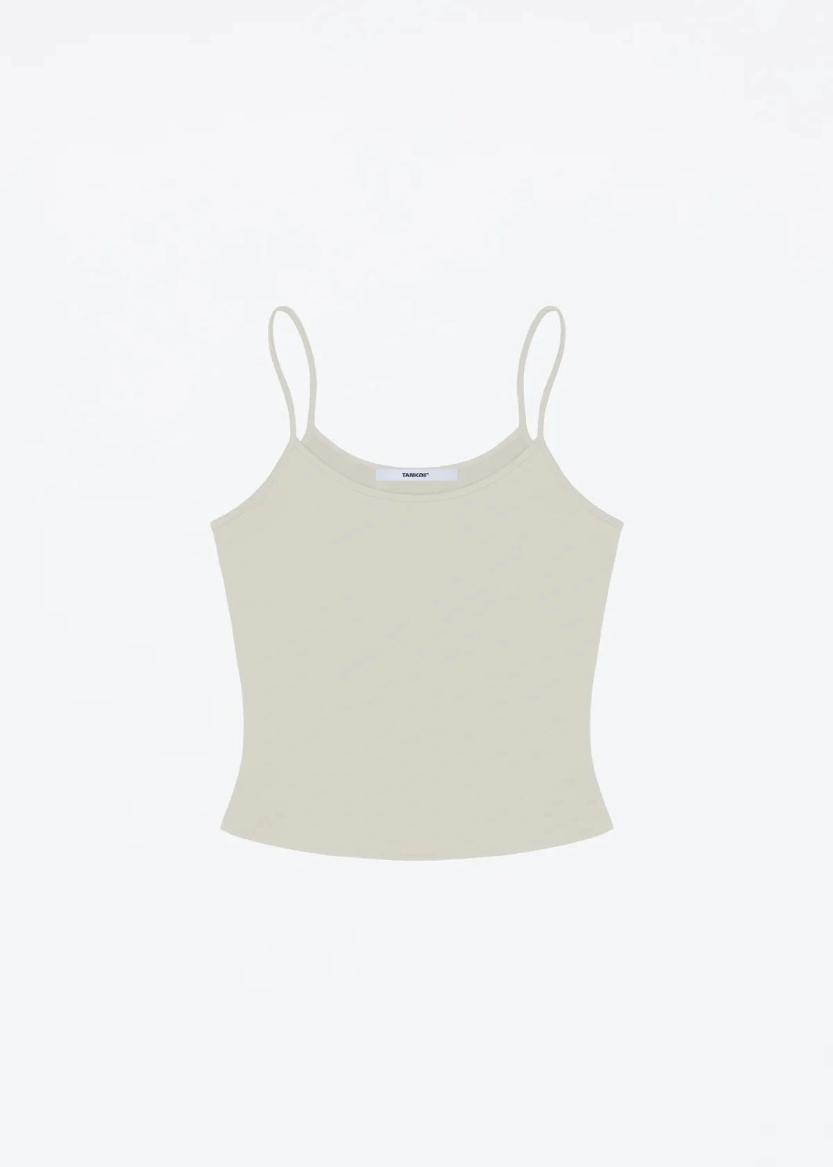 Tank Baby Blue Slim Fit Camisole – Custom Dyed Fog Gray Summer Top