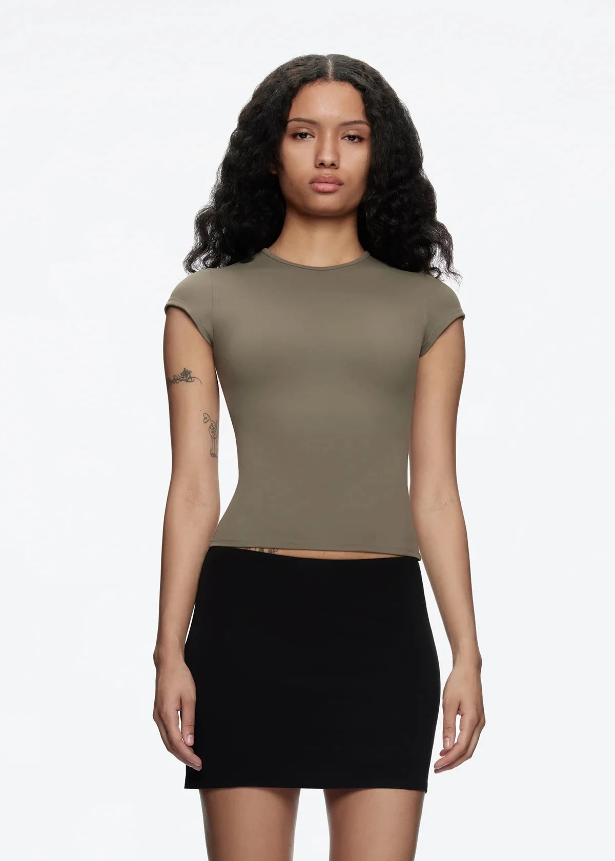 Tank Summer Women's Round Neck Baby Tee – Slim Fit Soft Cotton T-Shirt